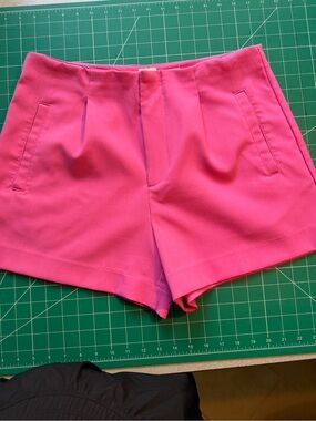 a new day Hot Pink High Waist Tailored Shorts